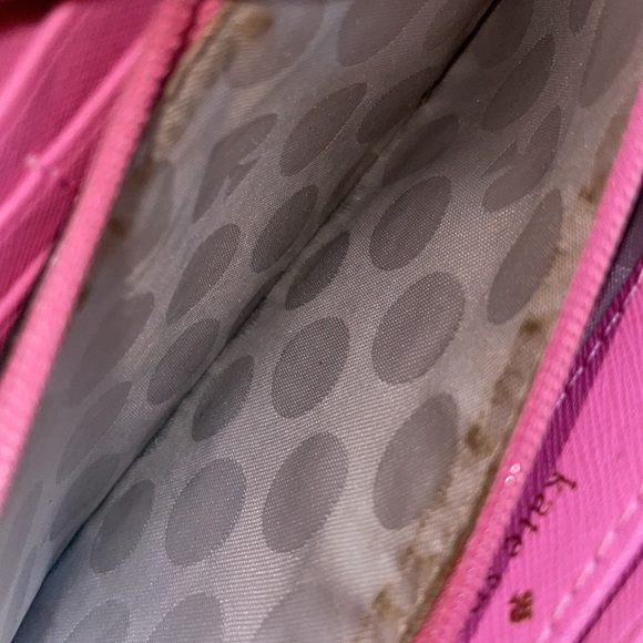 Kate Spade Long Zip Wallet in Bubblegum Pink - Picture 4 of 5